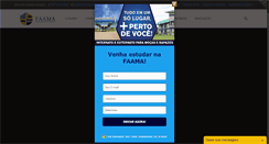Desktop Screenshot of faama.edu.br